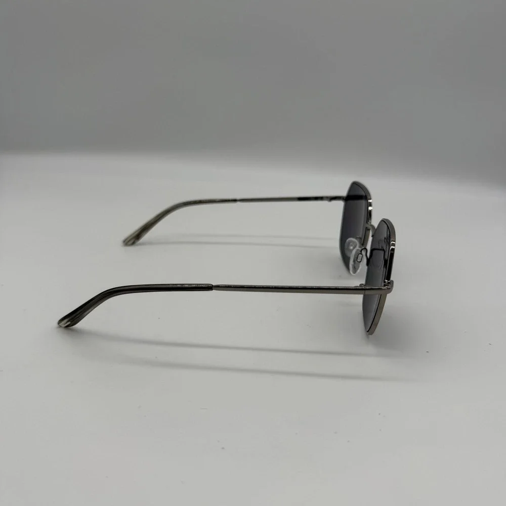 Draper James RSVP DJ9027 Silver Geometric Sunglasses 100% UV Protection